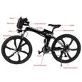 ANCHEER 26" vélo électrique de montagne - VTT adulte homme 21 vitesses / 250W - Noir-2
