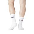 Fila Chaussette homme, chaussettes hautes homme, multi-sport (Lot de 6) - blanc taille 43/46-2