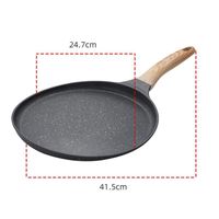 Poêle Granit Antiadhésive Poêle Antiadhésive 20cm ZUOFENG | Revêtement Granit Sans PFOA | Compatible Tous Feux Ustensile Cuisine Qualité