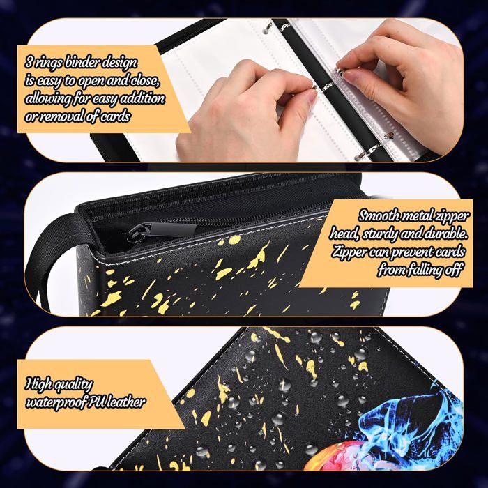 Rangement De Classeur Cartes,Porte Carte à Collectionner,Classeur Carte