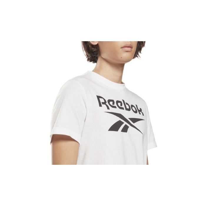 Tee shirt online reebok blanche
