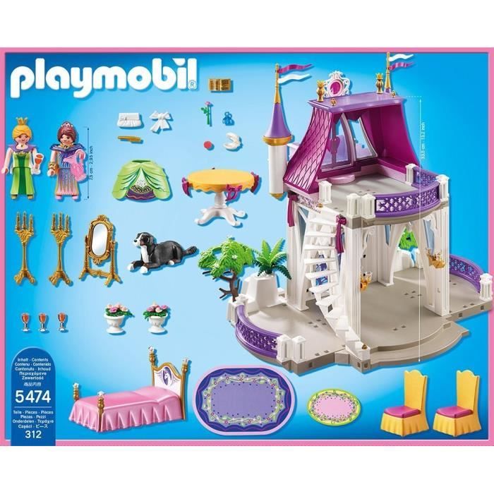 PLAYMOBIL - Pavillon de Cristal - Playmobil Princess - 312 pièces