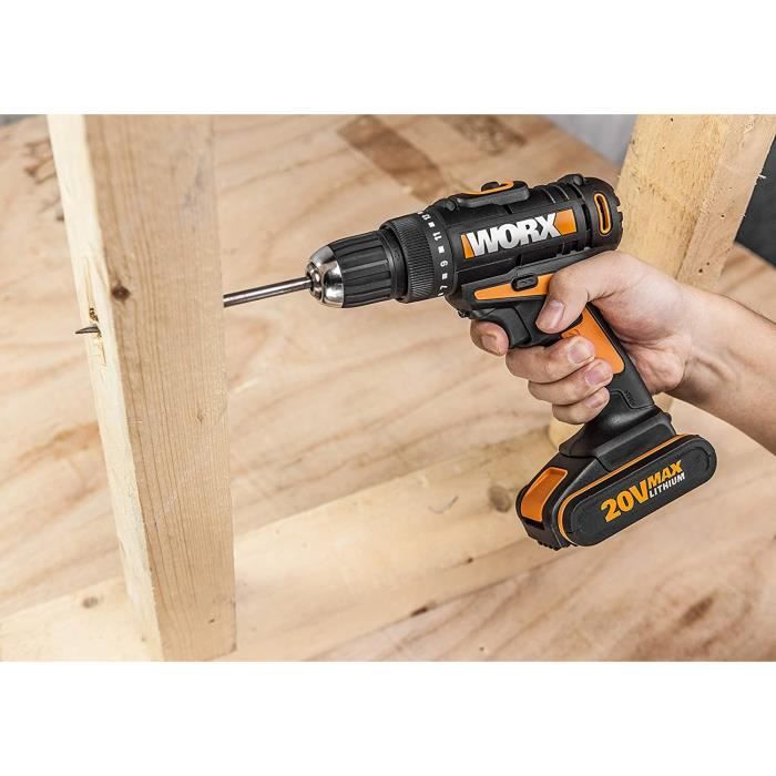 Worx WX166.9 Perceuse visseuse sans fil 20 V Outil professionnel