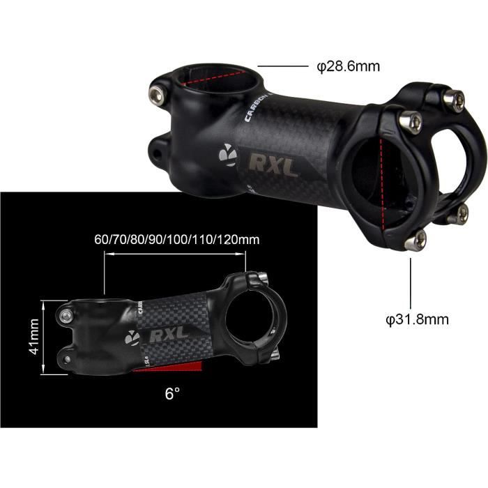 Potence velo route 90mm sales