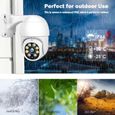 3.6mm caméra de Surveillance extérieure IP Wifi HD 2.4 P, 1080G-5G, étanche, dispositif de sécurité sans fil,-3
