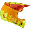 Kit casque moto cross avec lunettes Leatt 7.5 23 - jaune/orange/rouge - XS-3