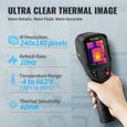 Caméra Thermique Infrarouge Professionnel - VEVOR - Image Thermique Infrarouge Caméra Thermique 240 x 180 pixels -20 à 350 ℃-3