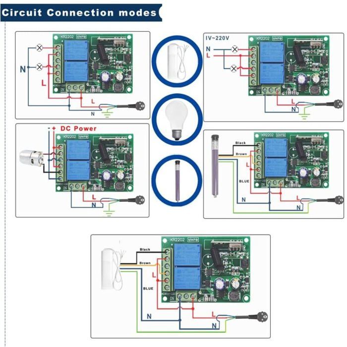 Commutateur Sans Fil, Émetteur-Récepteur Rf, Point D'Installation Sans
