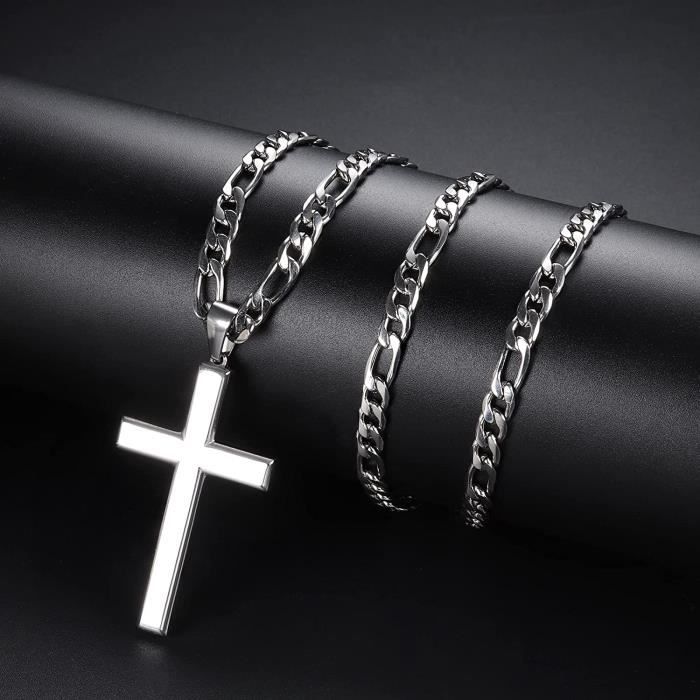 Chaine Homme Adramata Collier Croix Pour Homme Chretienne Croix