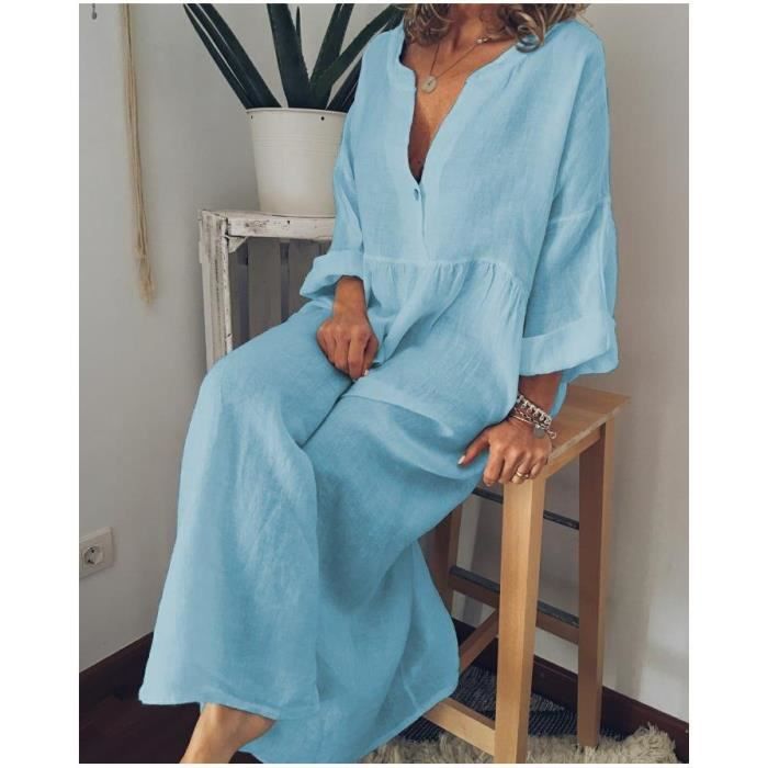 Modele de robe longue en lin online