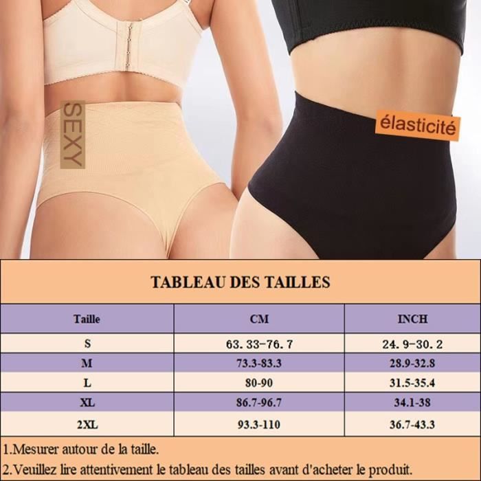 String ventre store plat taille haute