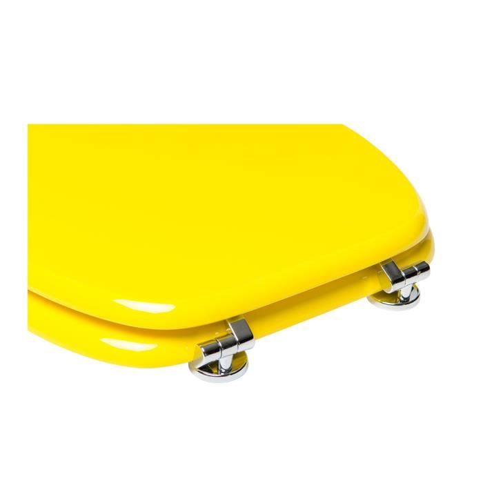 Abattant shop wc jaune