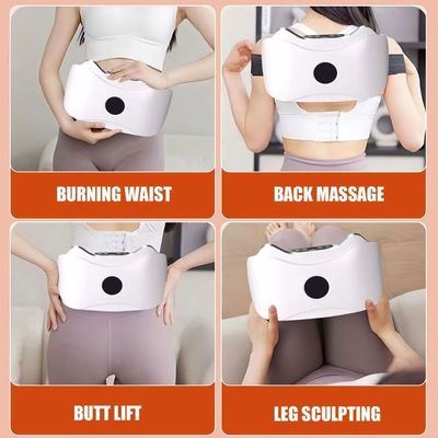 Masseur Abdominal Électrique - Chauffage + 3 Modes Massage - Ceinture Ventre Plat