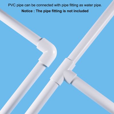 Lot De 2 Tubes Ronds PVC Rigide Transparent 30 Mm X 32 Mm X 0,4 M – Idéal Bricolage, Aquarium & Lampes DIY