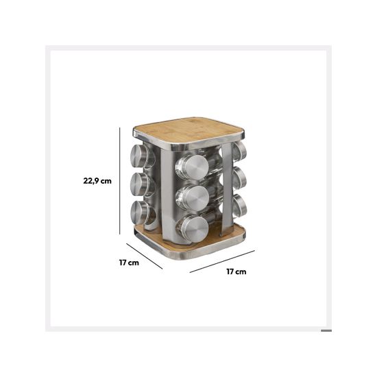 Rack à Épices Bambou 5five - Extensible 31 à 54.5cm