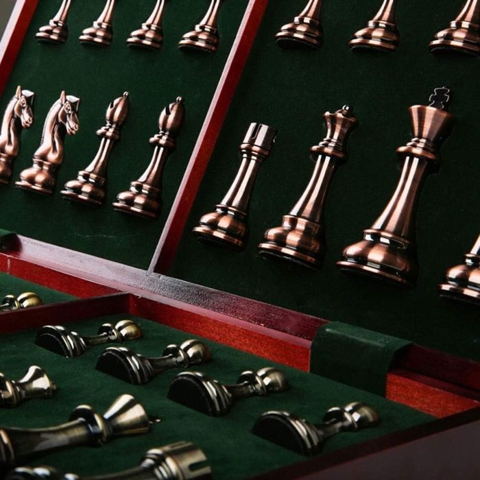 Pièces d'échecs magnétiques nationales, échiquier pliable portable pour