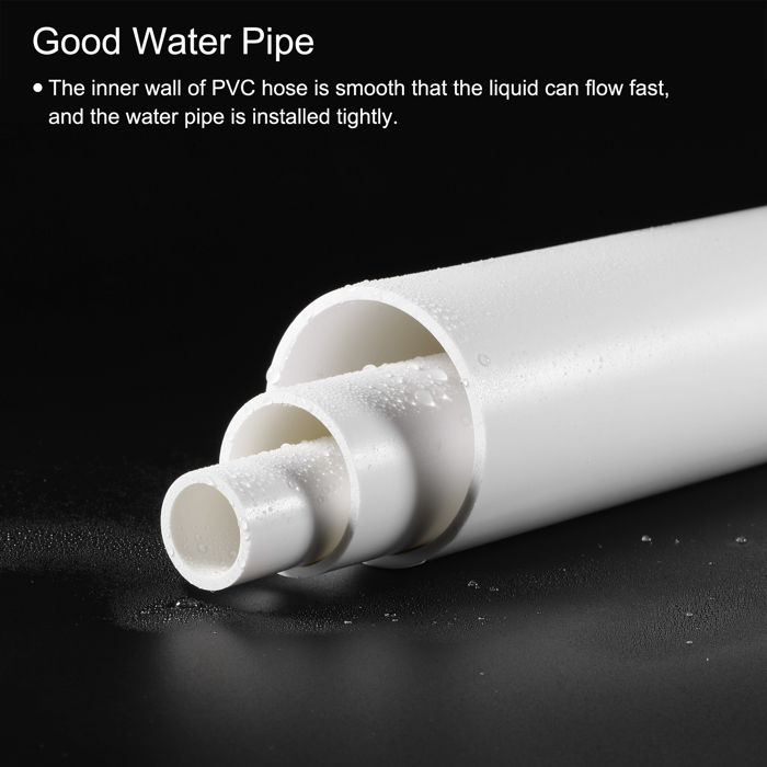 2 Colliers PVC Blanc 28 Mm Pour Tuyaux De Radiateur – Wirquin, Cache-trou