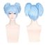 perruque bleue cosplay