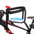 KUNSISI— Taille 5 Siège de vélo de montagne sécurisé pour bébé, siège avant de bicyclette pour enfants, avec repose-pieds-0