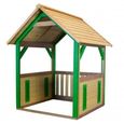 Maisonnette cabane en bois de cèdre tropical AXI Jane pour enfant - Marron - 118 x 120 x 175 cm-0