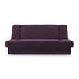 Canapé en lit Convertible avec Coffre de Rangement 3 Places Relax clic clac Banquette BZ en Tissu Cyprus Violet-0