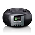 Radio portable DAB+/FM avec Bluetooth®, lecteur CD et grand écran couleur LCD - Lenco - SCD-860BK - Noir-Gris-0