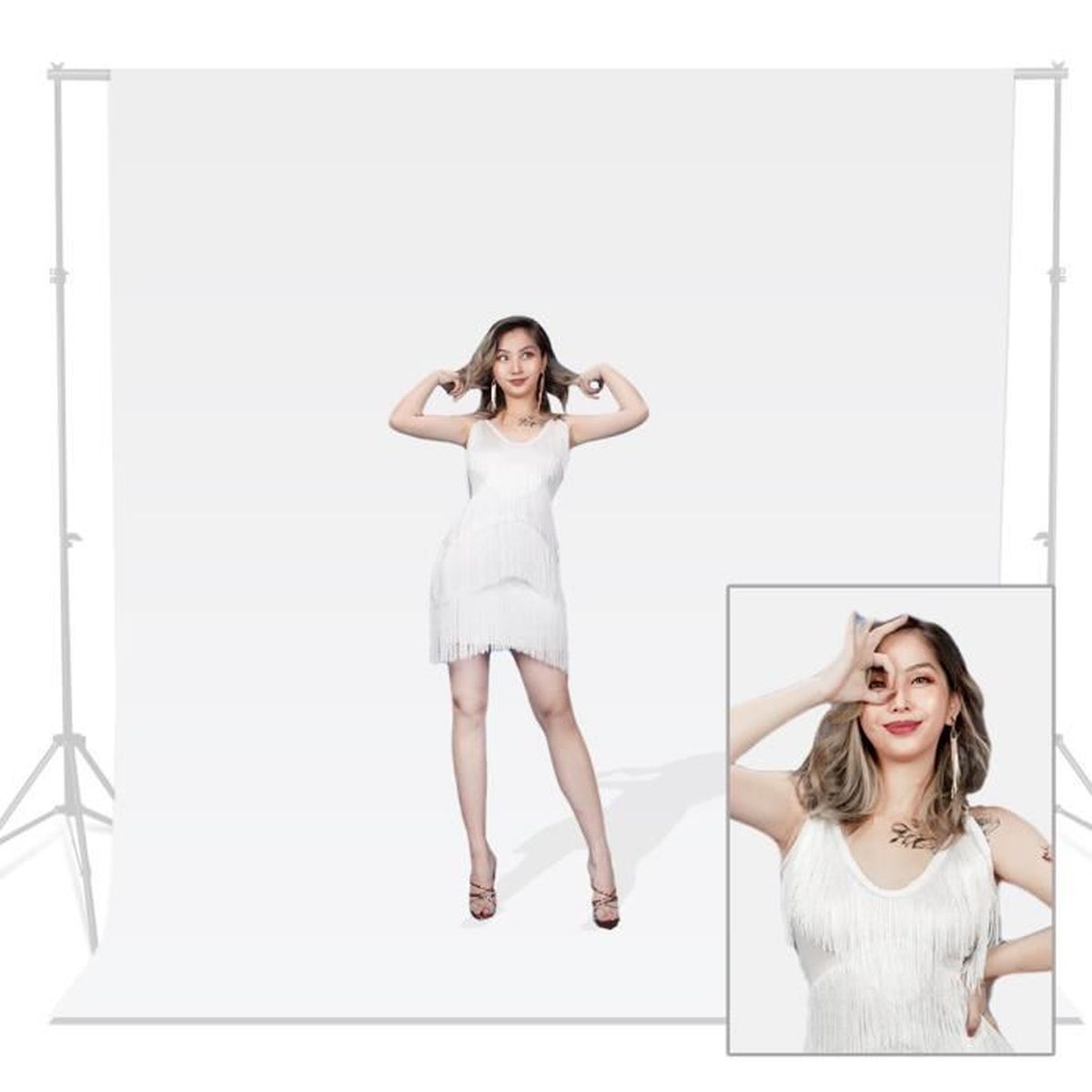 Fond Blanc Studio Cdiscount