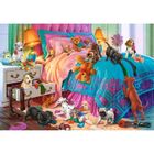 Puzzle 1000 pièces - Castorland - Les chiots malicieux - Animaux - Adulte - Intérieur