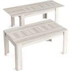 Skraut Home - Table de Salle a manger de 140cm extensible 200cm, Couleur Shamal, 90.4x140.4/200.4x76.1cm
