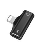HIBA 2 en 1 Adaptateur Casque IPhone,Convertisseur Iphone Lightning Connecteur Audio+Recharge Compatible IPhone 11/XS/Max/XR/X/8plus/7