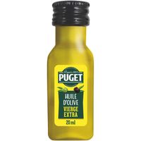 Puget - Mignonettes d'Huile d'Olive Extra Vierge (20 ml x 100) | Saveurs Méditerranéennes dans Chaque Goutte | Format Élégant et