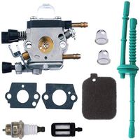 Kit de Replacement de carburateur avec Poire d'amorçage, Filtre à air, Filtre à Carburant Compatible with souffleur Stihl BG45 BG46 