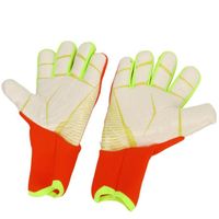 gants de football Gants de Gardien de Football pour Hommes Femmes Latex Nylon Antidérapant Respirant Protection des Doigts-VIE