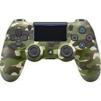 Sony Manette PlayStation 4 officielle, DUALSHOCK 4, Sans fil, Batterie rechargeable, Bluetooth, Green Camo (Vert Camouflage)