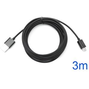 CÂBLE TÉLÉPHONE Câble USB/Micro USB 2.0 Longueur 3m Noir (synch…