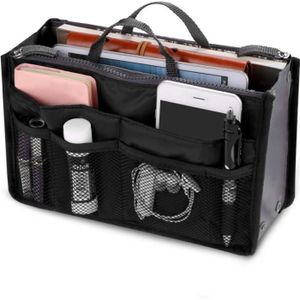 Sac de Rangement Informatique Organisateur Sac électroniques 25*18.5*6cm  noir pour Accessoires électroniques/Disque Dur/Chargeur/Batterie Externe -  Rangement de l'atelier - Achat & prix