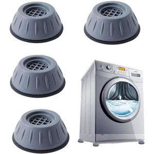 8 pièces Coussinets de pieds de machine à laver Antidérapant Alldo Tampons anti-vibrations Pieds de réduction du bruit Tampons de laveuse absorbant les chocs pour machine à laver et sèche-linge 