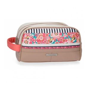 Articles de Toilette(Rose) DODUOS Trousse Cosm/étique Double Couche /Étanche Trousse de Toilette Transparente Trousse de Maquillage Imperm/éable Sac Cosm/étique de Voyage pour Stocker des Cosm/étiques