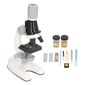 MICROSCOPE Drfeify Microscope Enfant 1200X LED, Set Microscope Enfant, Jouet Scientifique