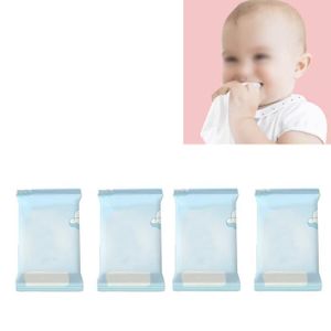 LINGETTES BÉBÉ KEENSO Lingettes pour bébé Lingettes Humides Portables pour bébé en Tissu Non tissé pour un Nettoyage et une beaute savon
