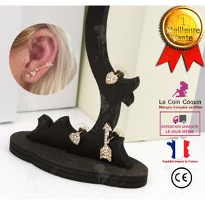 Boucle d'oreille LCC® Boucle d'oreilles femme or fleche design mode