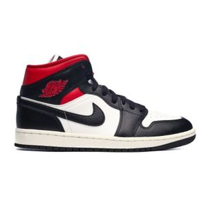 CHAUSSURES BASKET-BALL Chaussures NIKE Air Jordan 1 Mid Blanc,Noir,Rouge 