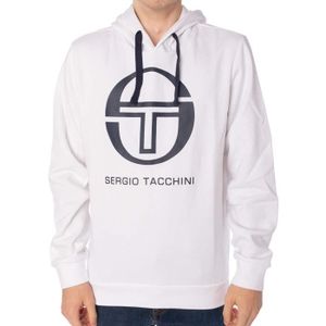 étiquettes taille s 36-38" bargain wow! Sergio tacchini homme logo sweat à capuche anthracite neuf 