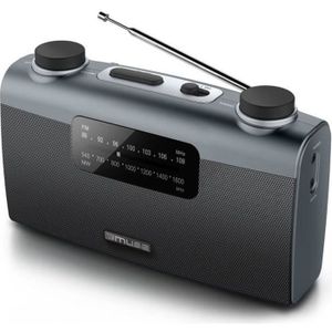 RADIO CD CASSETTE Radio portable MUSE M-058 R - entrée auxiliaire - 