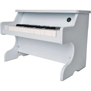 PIANO Mini Piano Blanc Avec Des Notes Codées En Couleur 