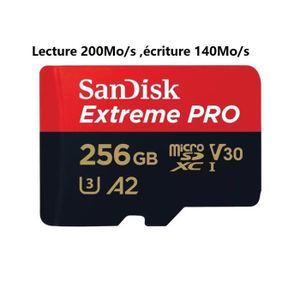 CARTE MÉMOIRE Carte MicroSD Micro SDHC SDXC SanDisk Extreme Pro 