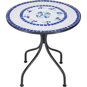 TABLE DE JARDIN  Table mosaique  Fer forgé Neptune - Table de Jardi