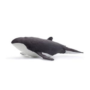 PELUCHE Peluche Baleine à Bosse - WWF - 33 cm - Noir et bl