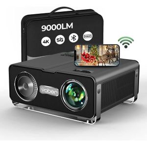 Vidéoprojecteur Videoprojecteur Full HD 5G WiFi Bluetooth ,YABER V