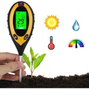 MUR VÉGÉTAL STABILISÉ MUR VEGETAL STABILISE - TABLEAU VEGETAL STABILISE Testeur de Sol 4 en 1  Testeur Humidité Plantes Humidimètre Niveaux de pH